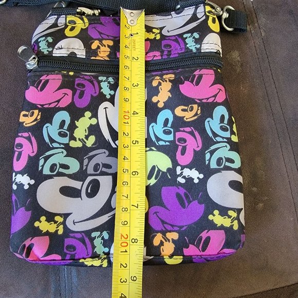 Disney Parks Exclusive Mickey Mouse Faces Pop Art Print Crossbody - Picture 9 of 10